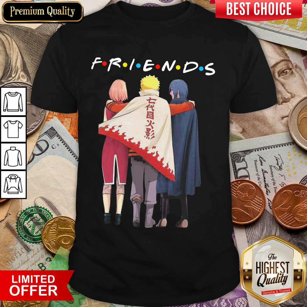 Premium Naruto Sakura And Sasuke Team 7 Friend Shirt