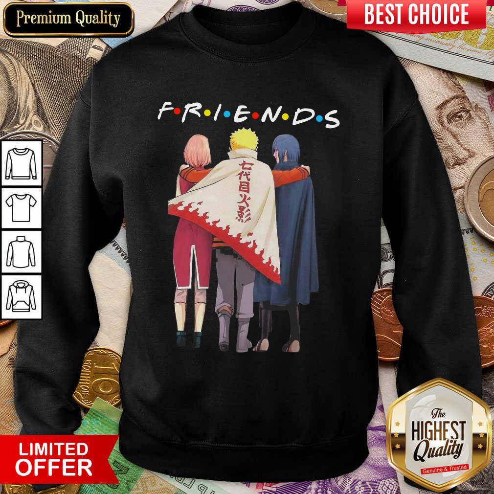 Premium Naruto Sakura And Sasuke Team 7 Friend Shirt