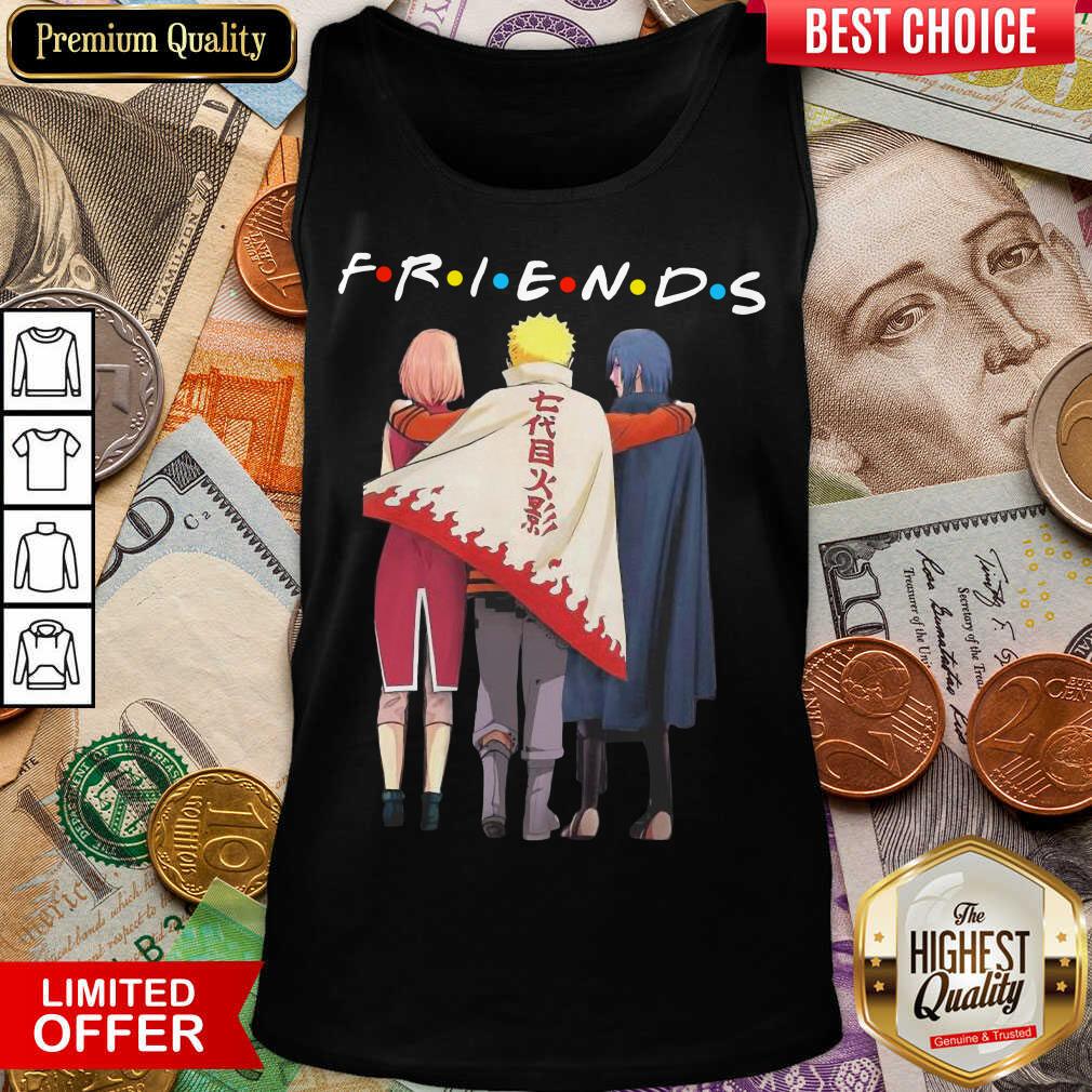 Premium Naruto Sakura And Sasuke Team 7 Friend Shirt