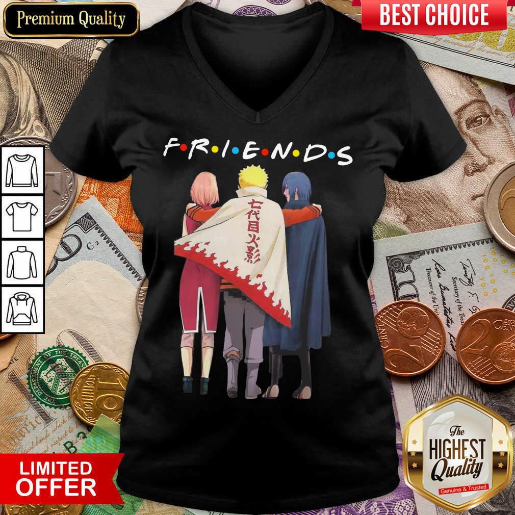 Premium Naruto Sakura And Sasuke Team 7 Friend Shirt