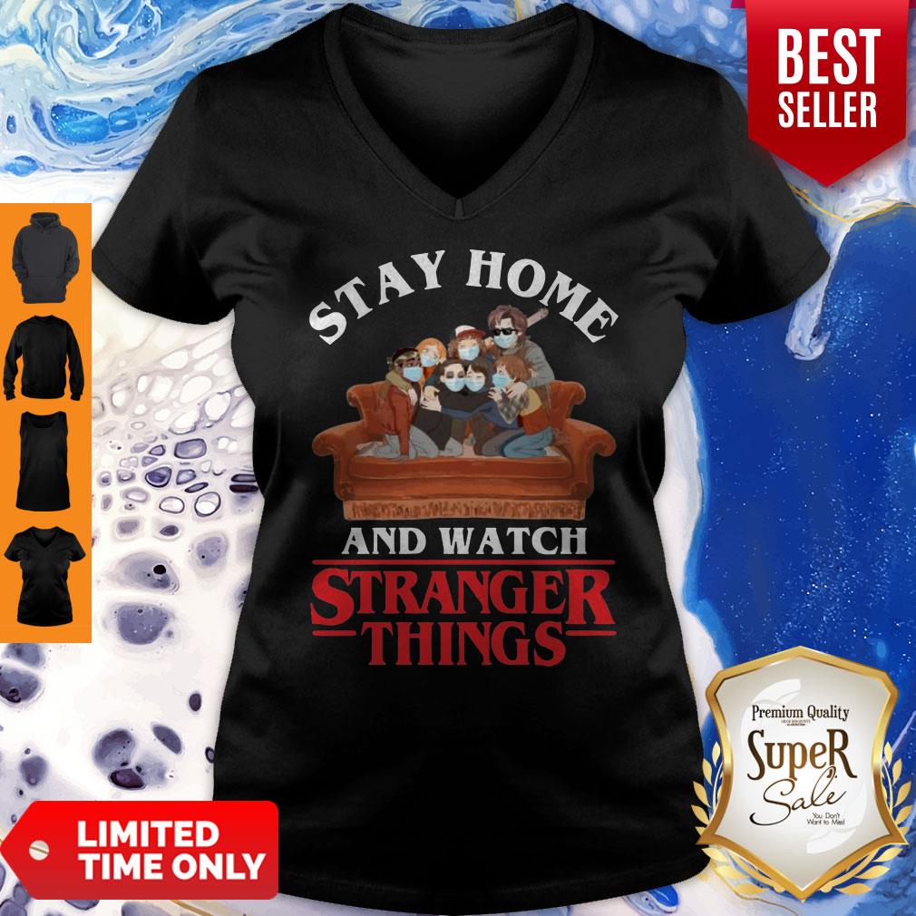 Premium Stay Home And Watch Stranger Things Shirt