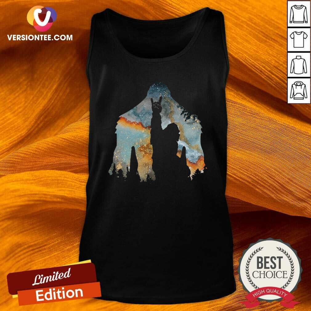 Pretty Bigfoot Rock And Roll Shirt