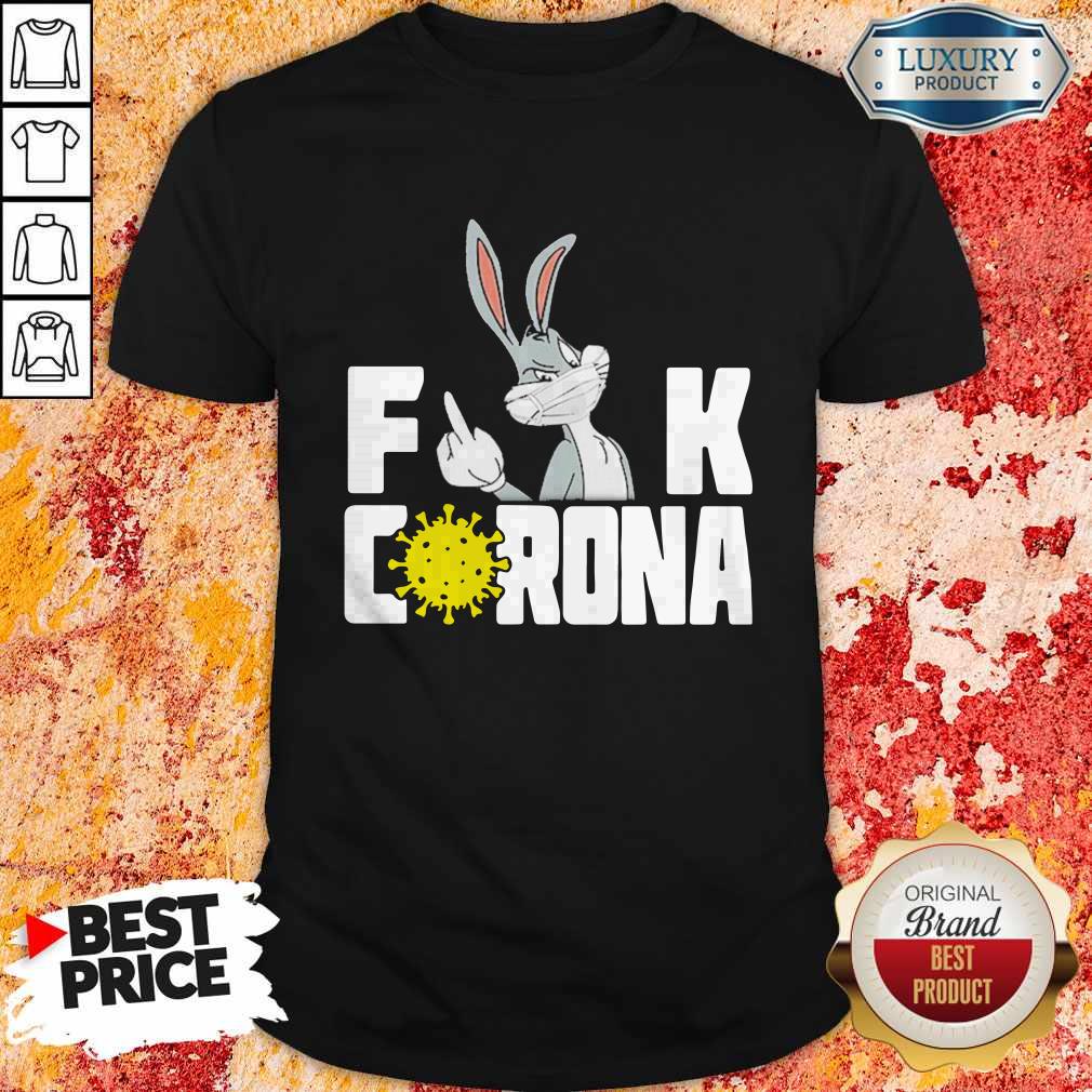 Pretty Bugs Bunny Masks Fuck Corona Halloween Shirt