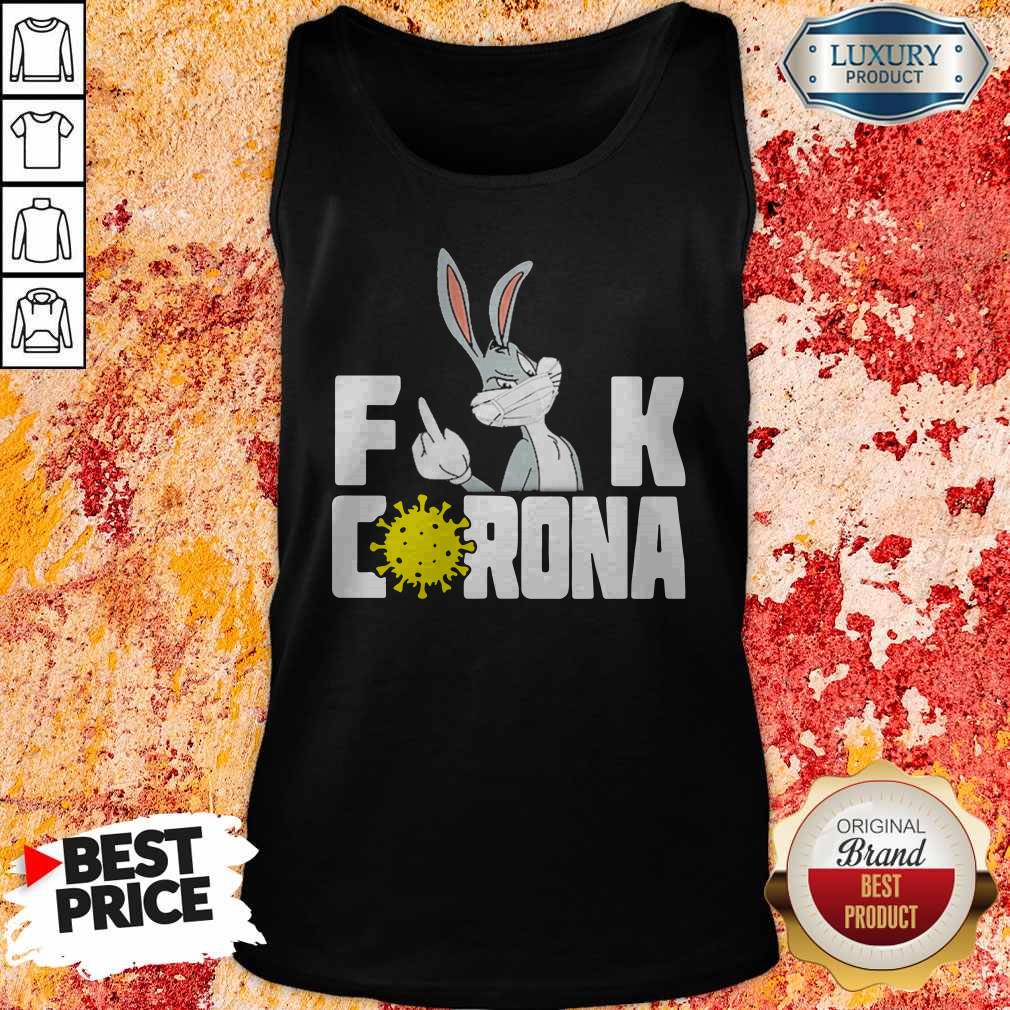 Pretty Bugs Bunny Masks Fuck Corona Halloween Shirt