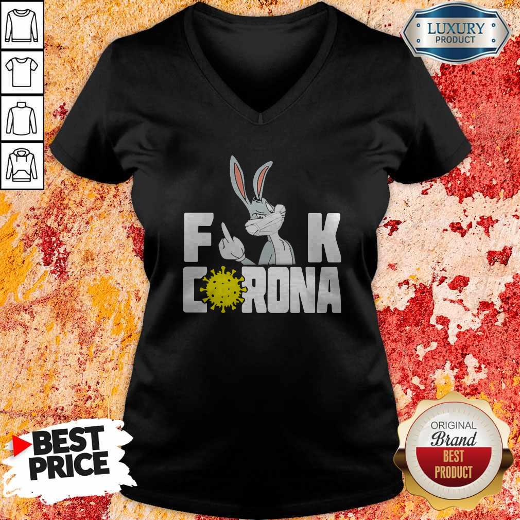 Pretty Bugs Bunny Masks Fuck Corona Halloween Shirt
