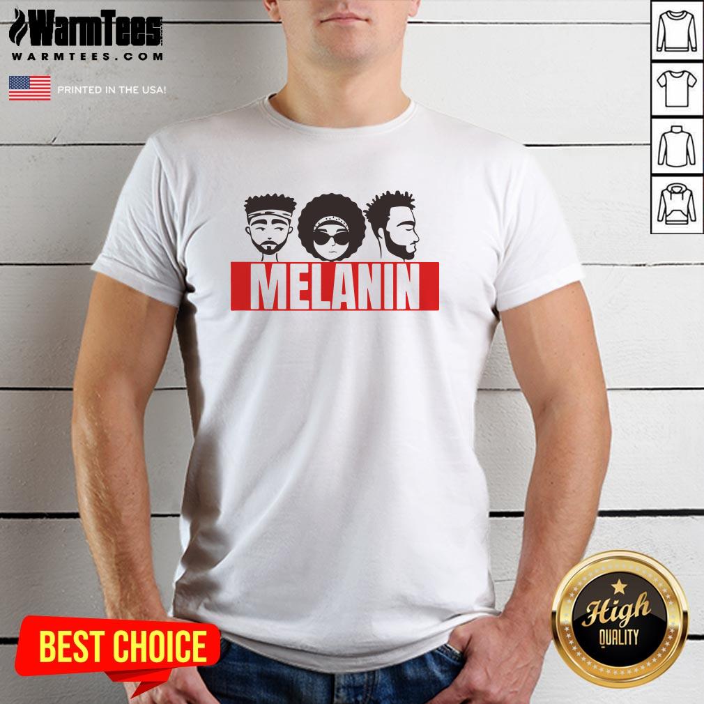 Pretty Melanin Poppin With African Pride and Black Lives Matter Shirt