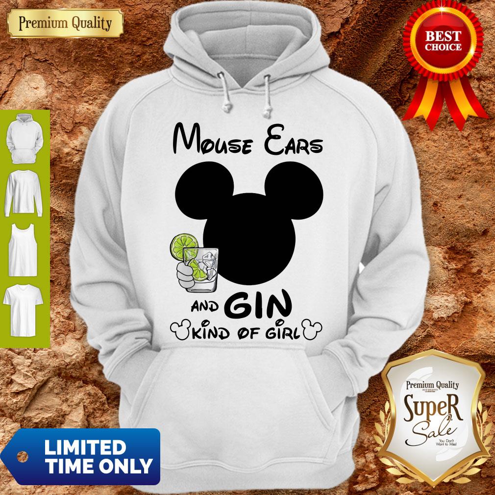 Pretty Mouse Ears And Gin Kind Of Girl Shirt