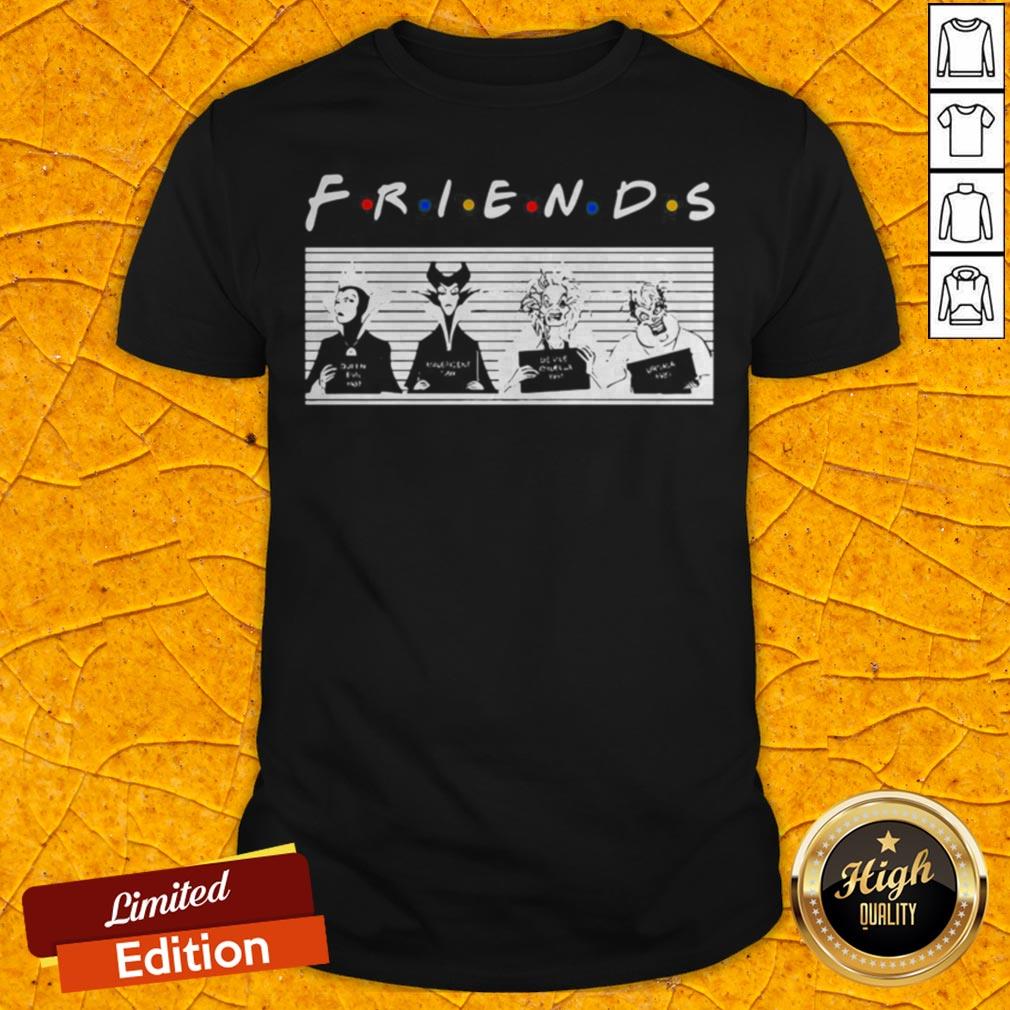 Queen Evil Maleficent De Vil Cruella Ursula Friend Halloween Shirt