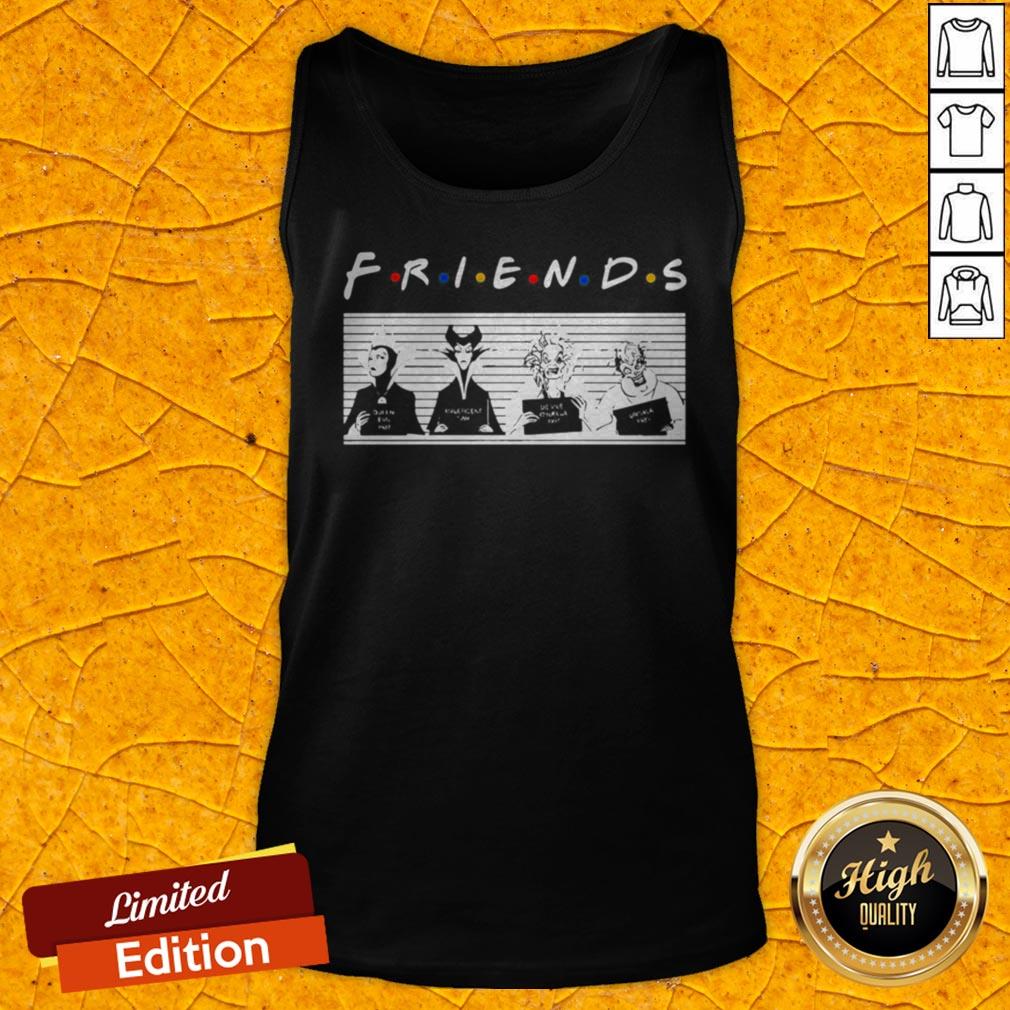 Queen Evil Maleficent De Vil Cruella Ursula Friend Halloween Shirt