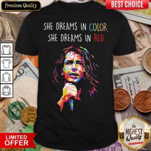 Nice Eddie Vedder She Dreams In Color She Dreams In Red Shirt