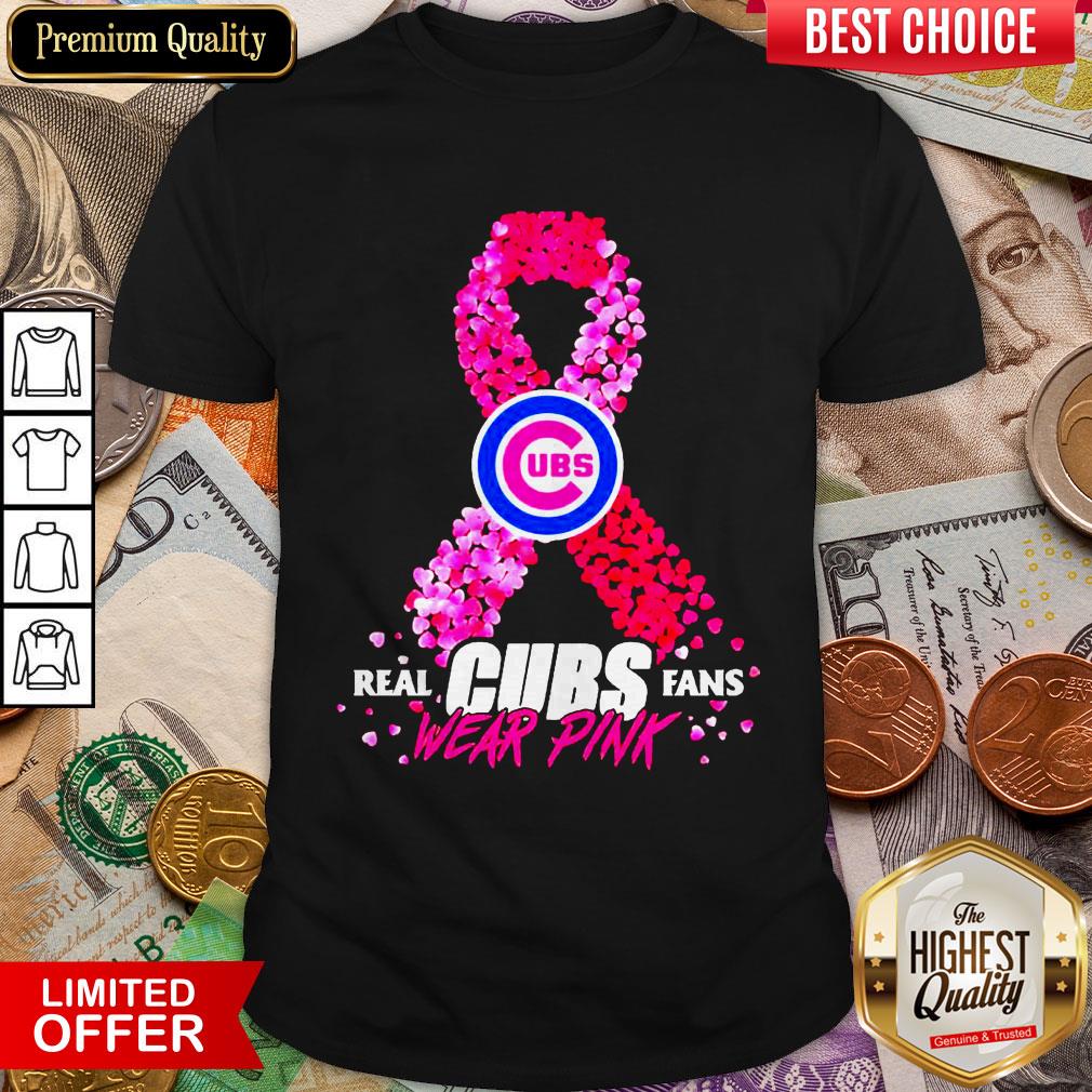Real Chicago Cubs Fans Wear Pink Shirt