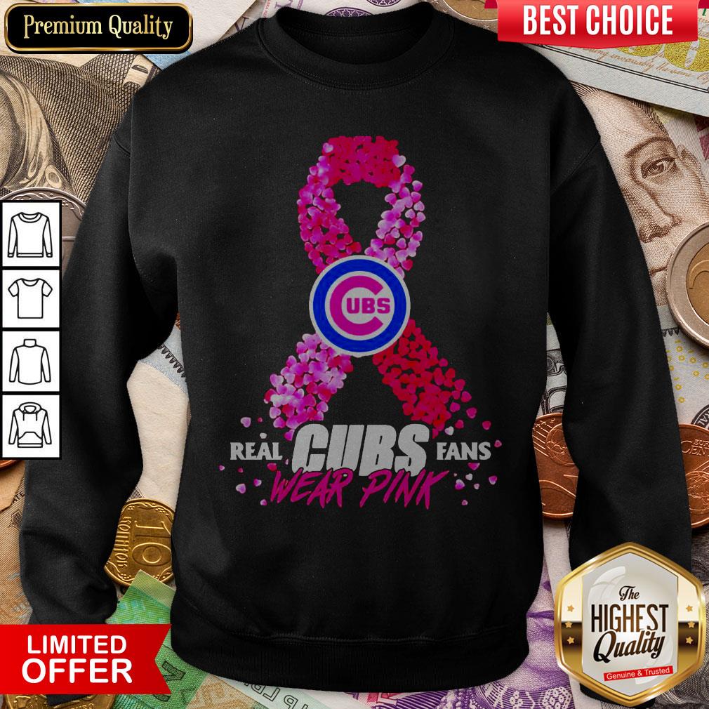 Real Chicago Cubs Fans Wear Pink Shirt