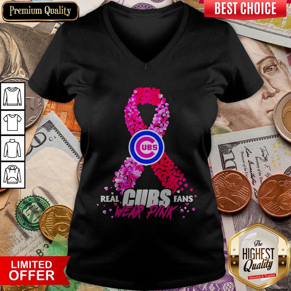 Real Chicago Cubs Fans Wear Pink Shirt