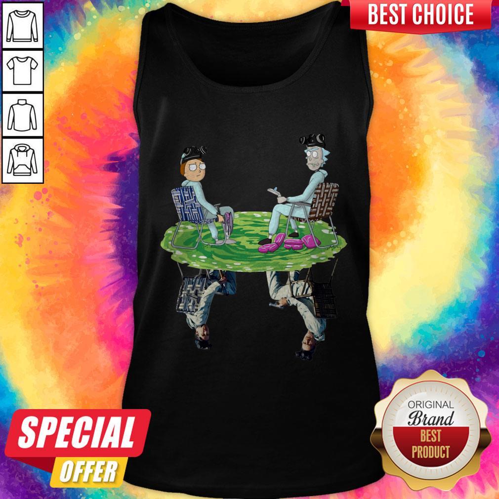 Rick And Morty Water Mirror Reflection Breaking Bad Shirt