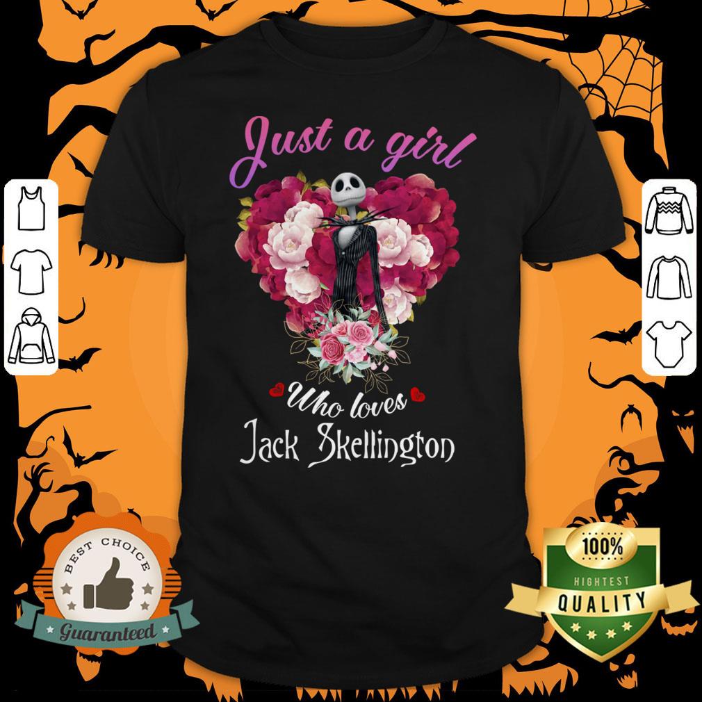 Rose Just A Girl Who Loves Jack Skellington Shirt