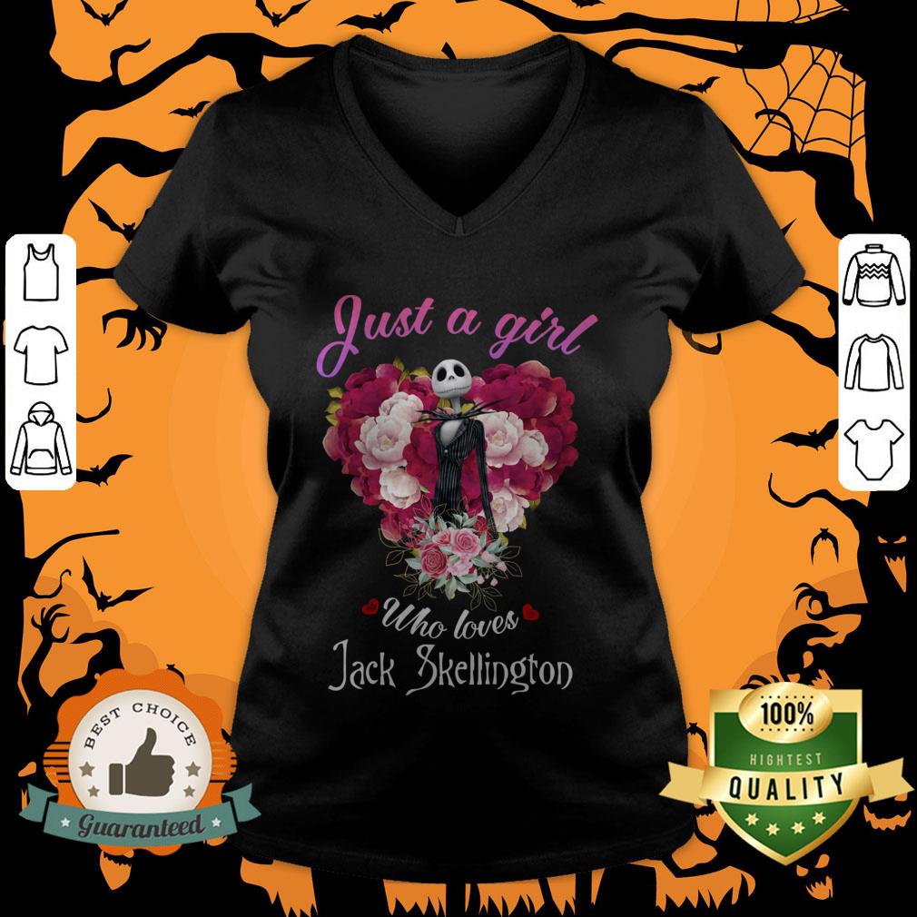 Rose Just A Girl Who Loves Jack Skellington Shirt
