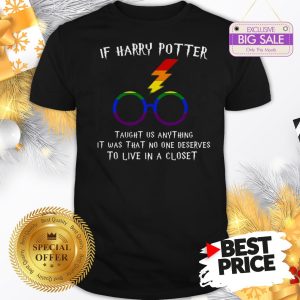 Happy LGBT If Harry Potter Taught Us Anything It Was That No One Shirt
