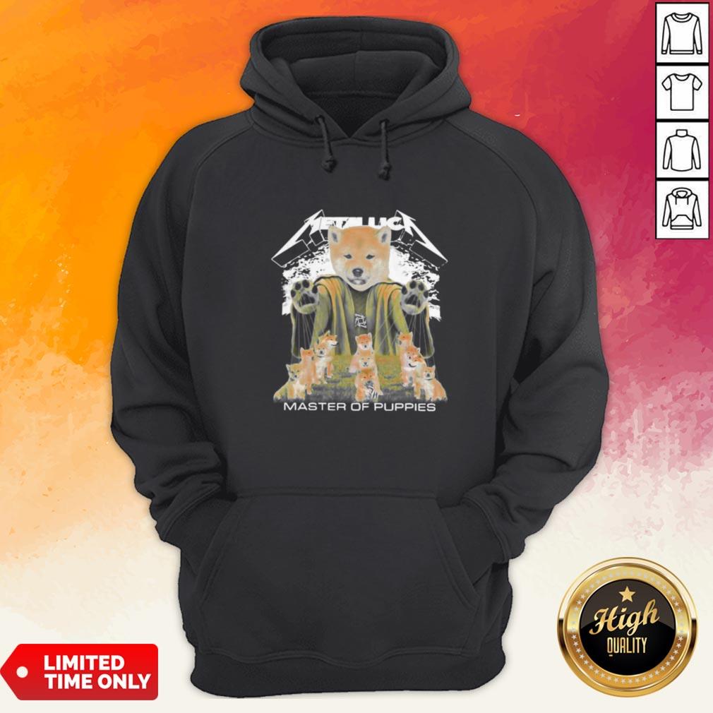 Shiba Inu Metallica Master Of Puppies Shirt