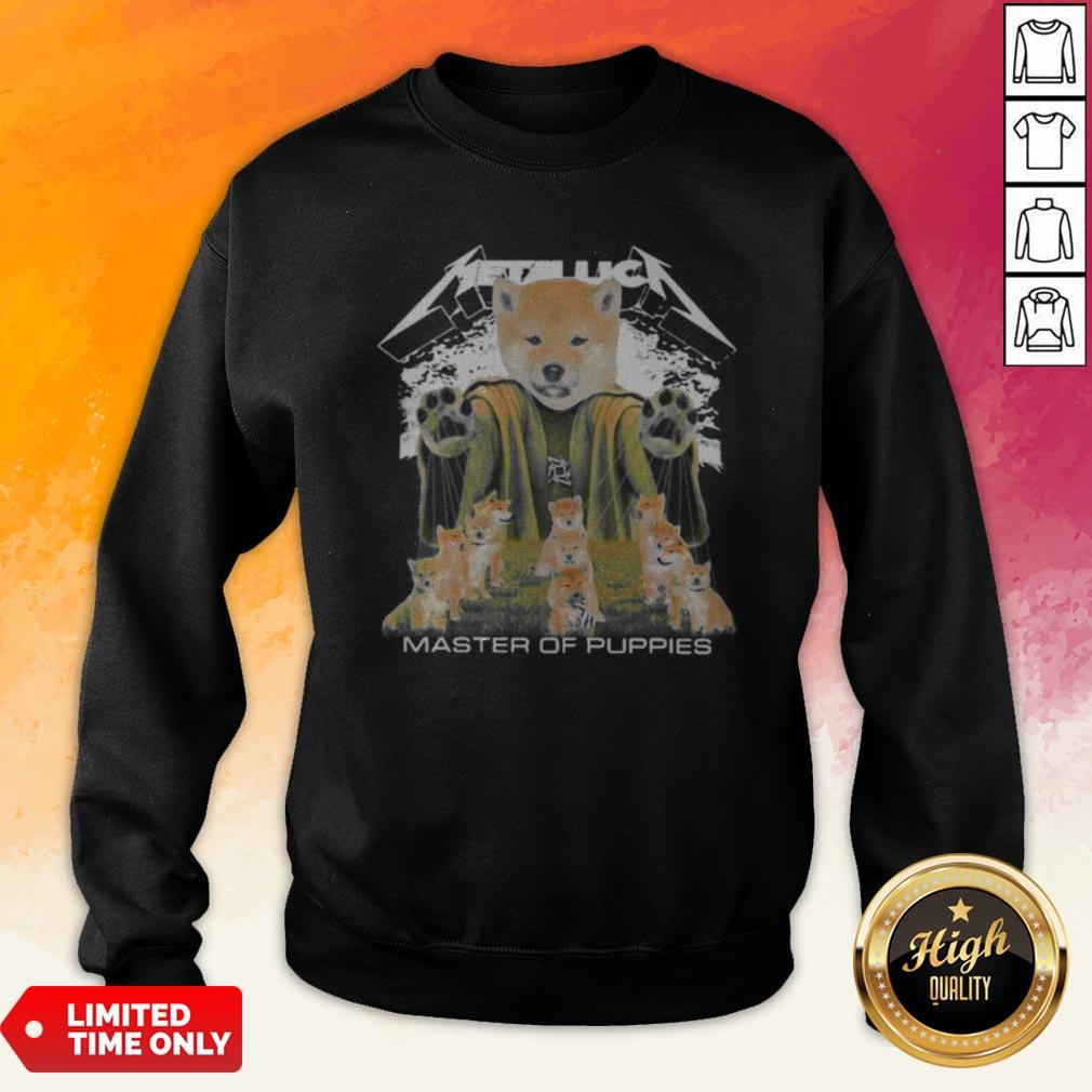 Shiba Inu Metallica Master Of Puppies Shirt