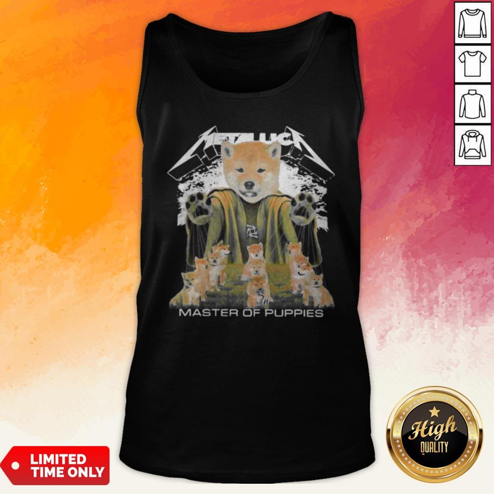 Shiba Inu Metallica Master Of Puppies Shirt