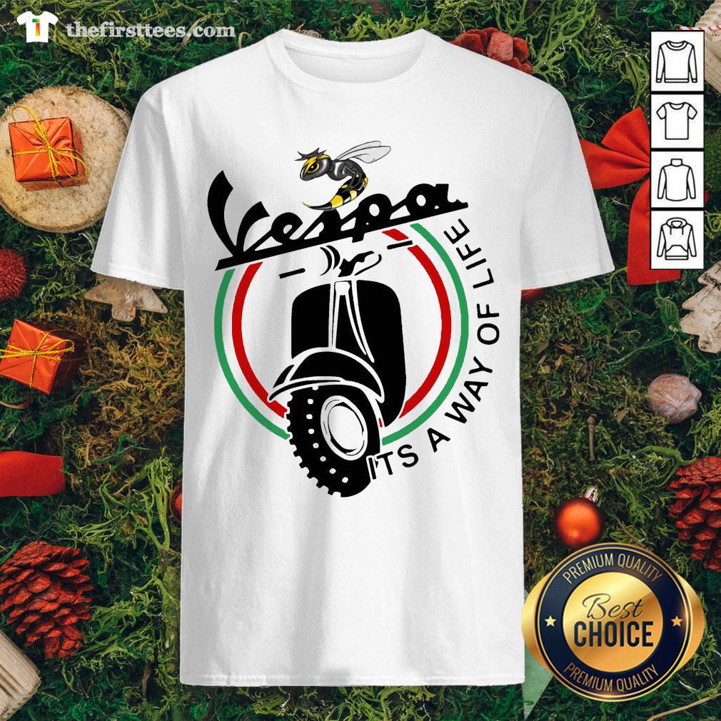 Cool Bee Vespa It’s A Way Of Life Shirt