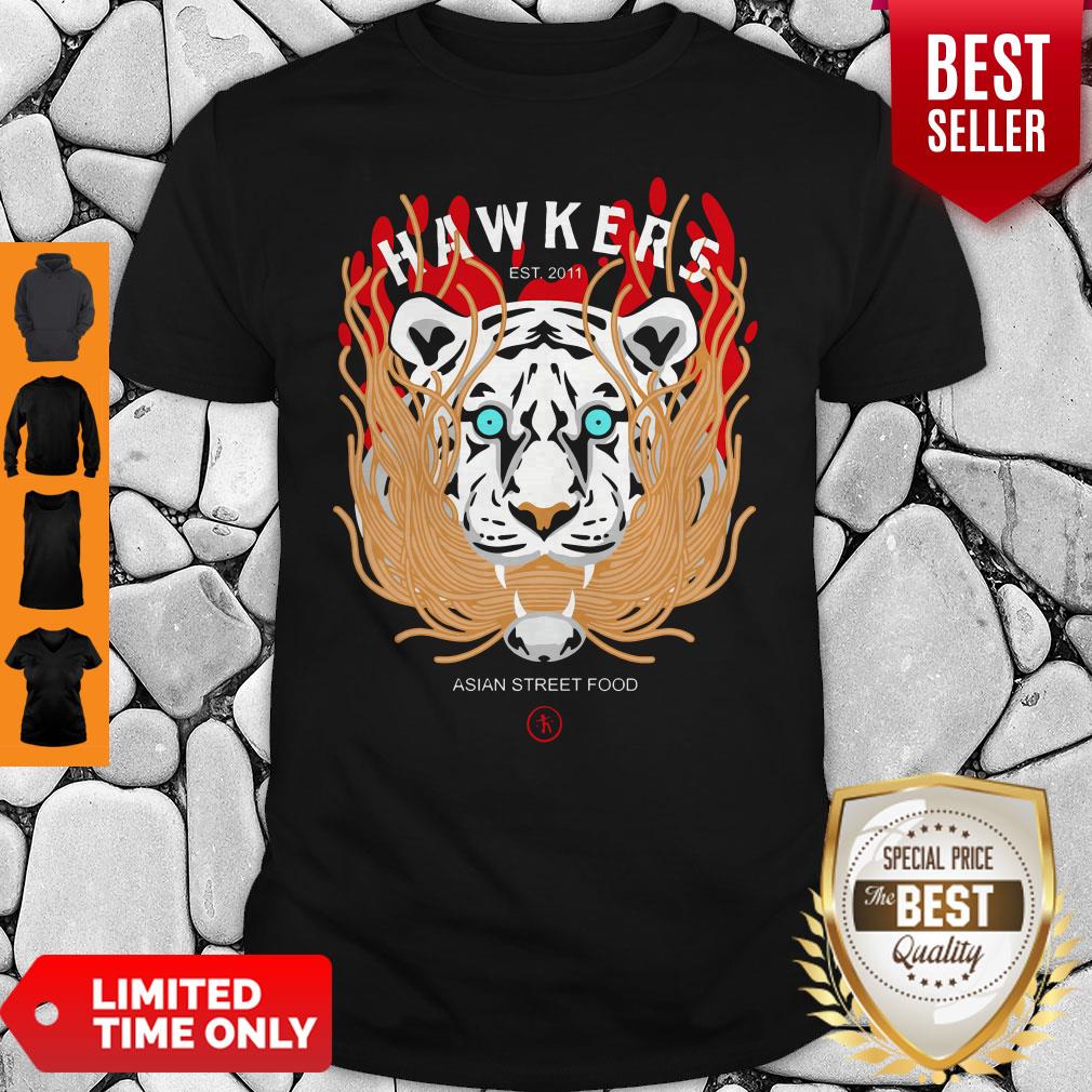 Official Hawkers Asian Street Food Tiger Shirt
