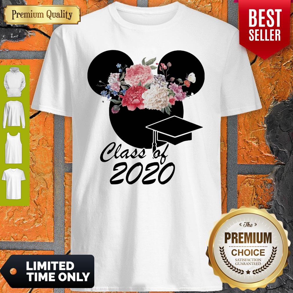 Premium Mickey Flower Class Of 2020 Shirt