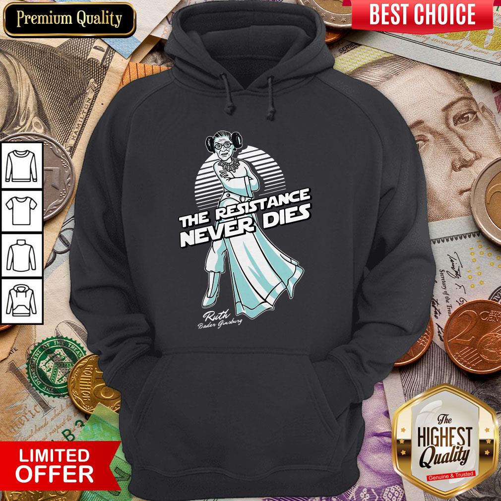 Star War The Resistance Never Dies Ruth Bader Ginsburg Shirt