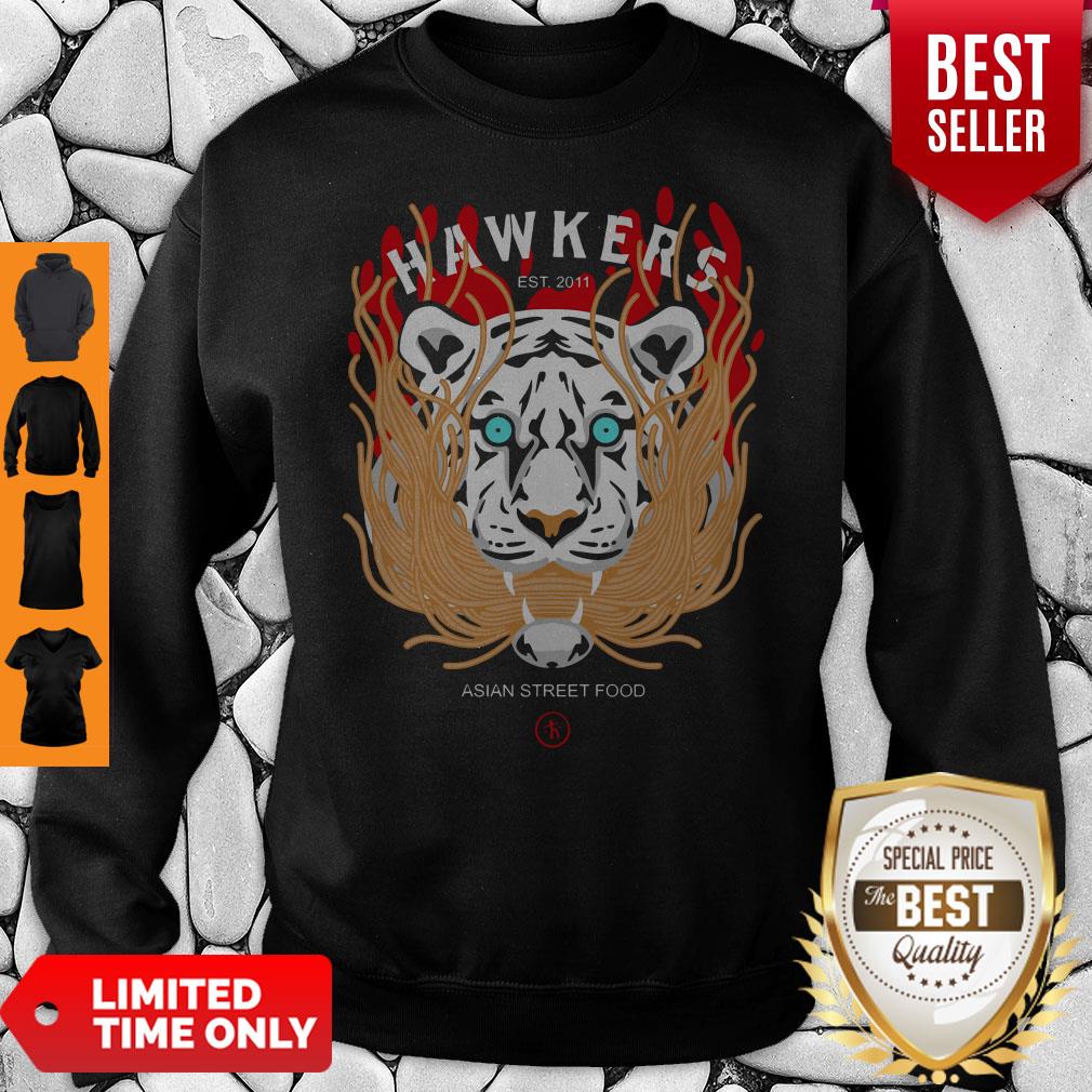 Official Hawkers Asian Street Food Tiger Shirt