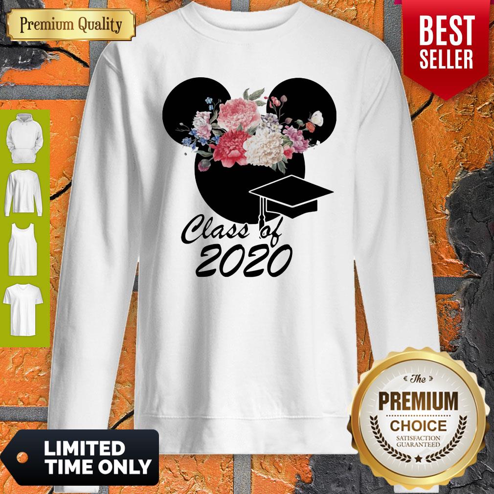 Premium Mickey Flower Class Of 2020 Shirt