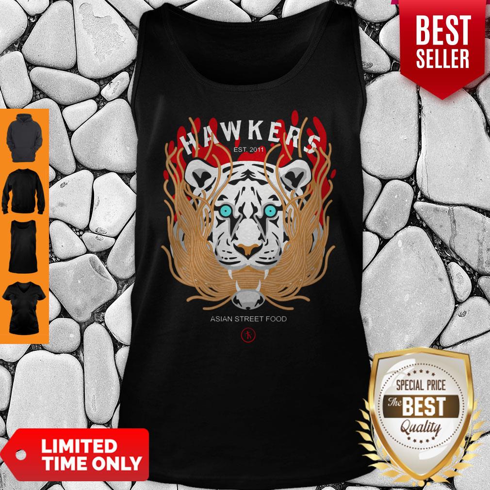 Official Hawkers Asian Street Food Tiger Shirt