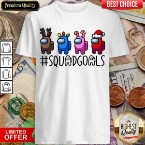 Nice Among Us Squad Goals Christmas Shirt