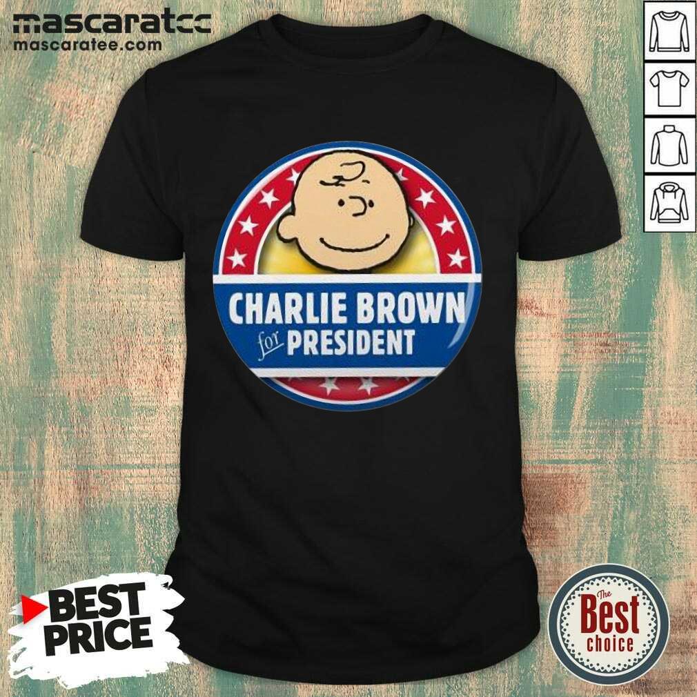 Top Charlie Brown For President Shirt