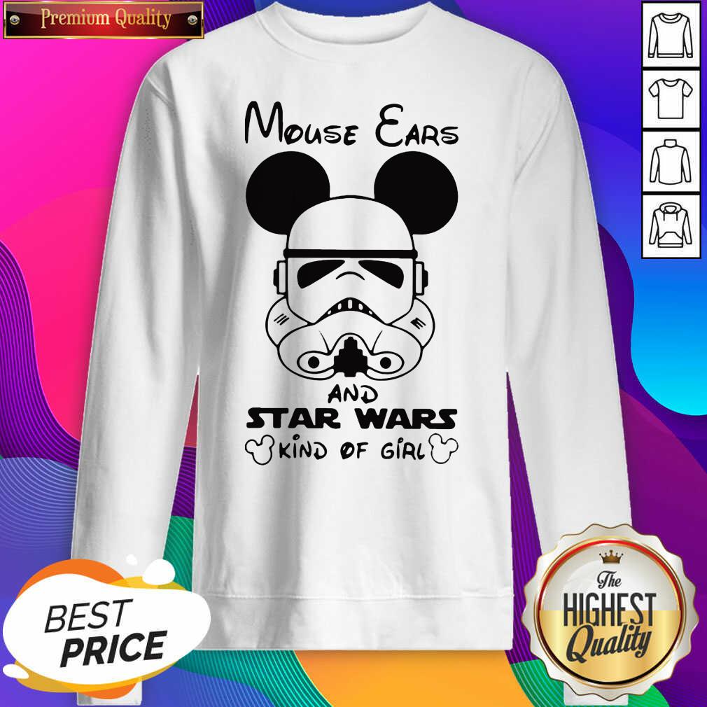 Top Mouse Ears And Star Wars Kind Of Girl Shirt