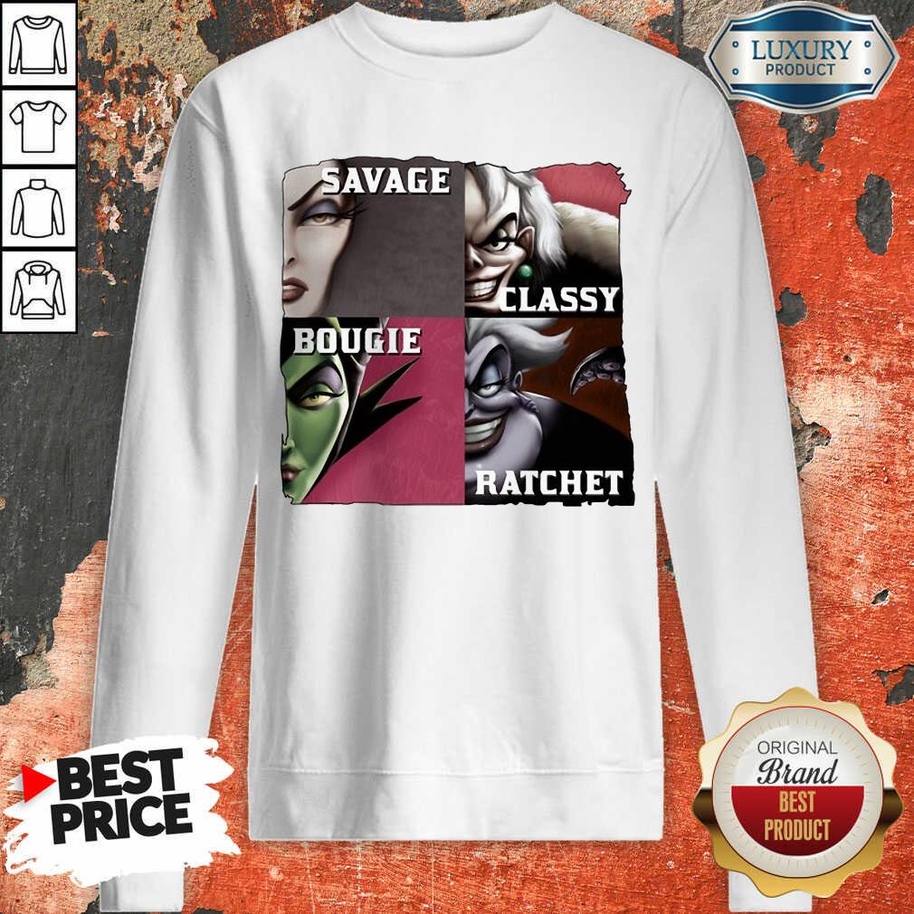 Top Savage Sassy Bougie Rachet Shirt