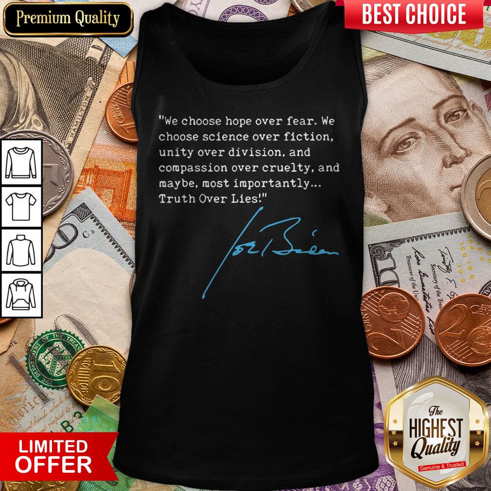 Truth Over Lies Joe Biden 2020 T-Shirt