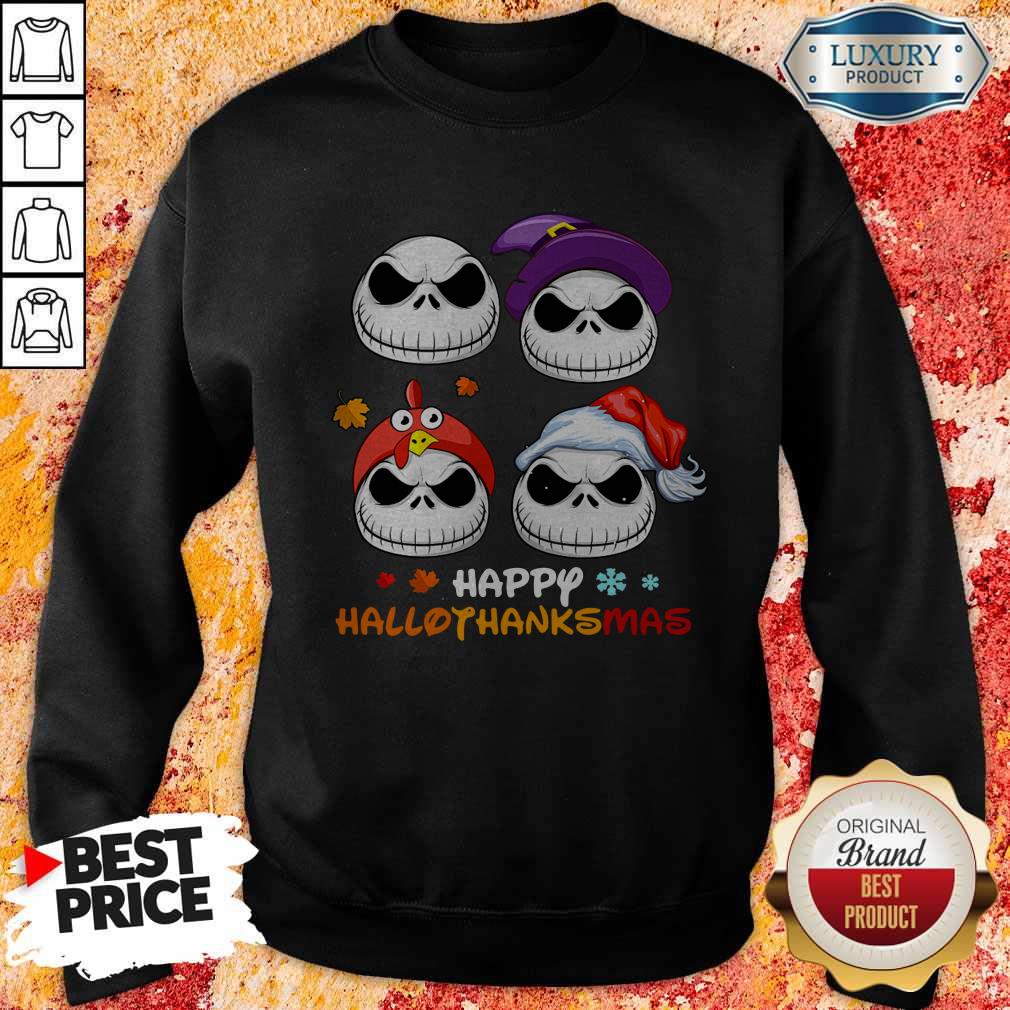 Jack Skellington Happy Hallothanksmas Shirt
