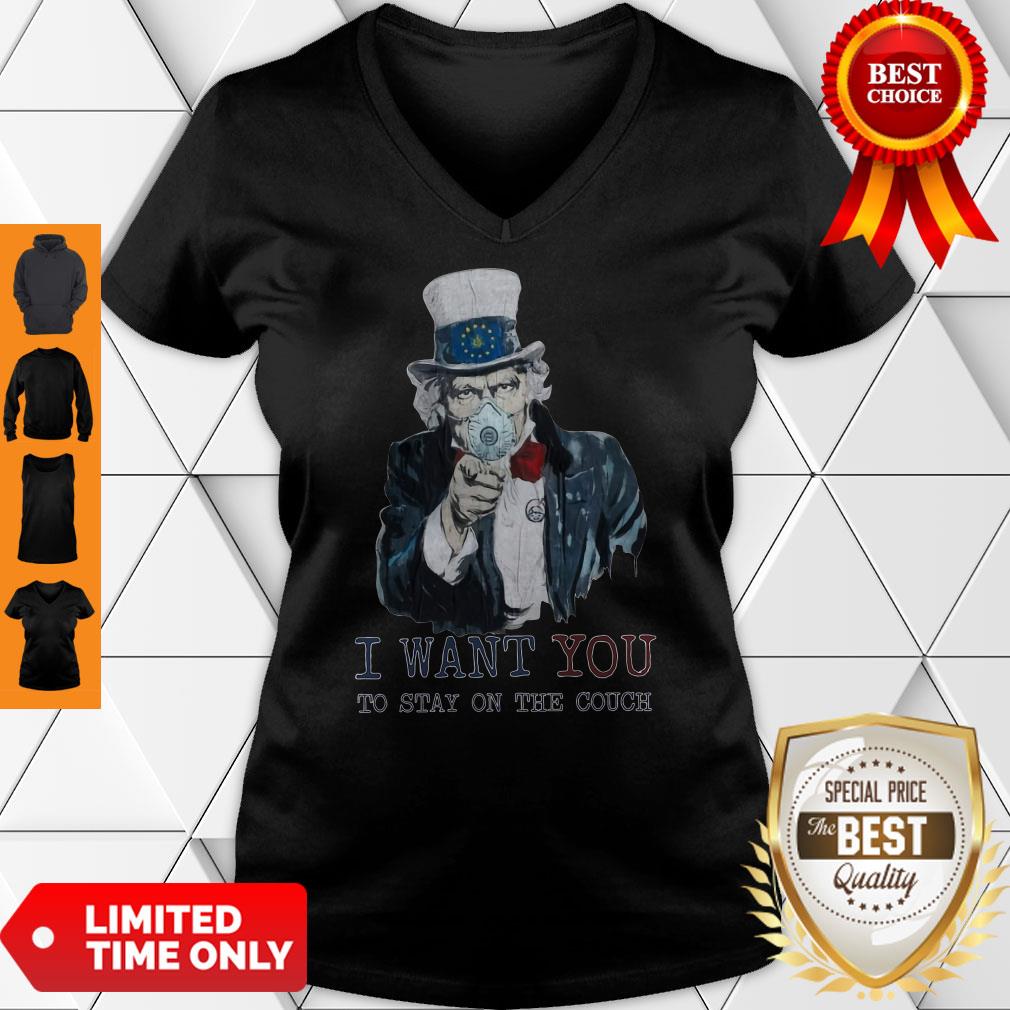 Uncle Sam I Want You To Stay On The Couch Shirt