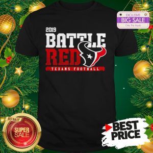 Official 2019 Battle Red Houston Texans Football Shirt