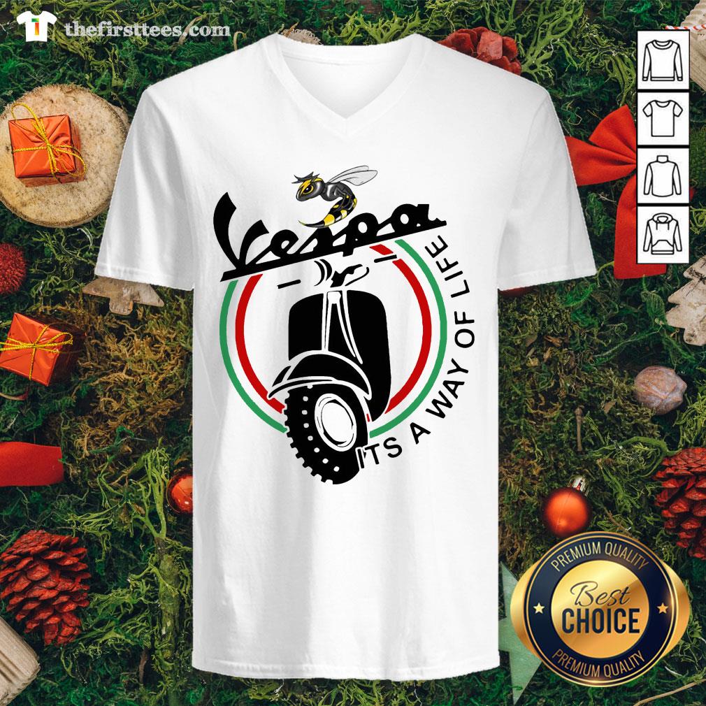 Cool Bee Vespa It’s A Way Of Life Shirt