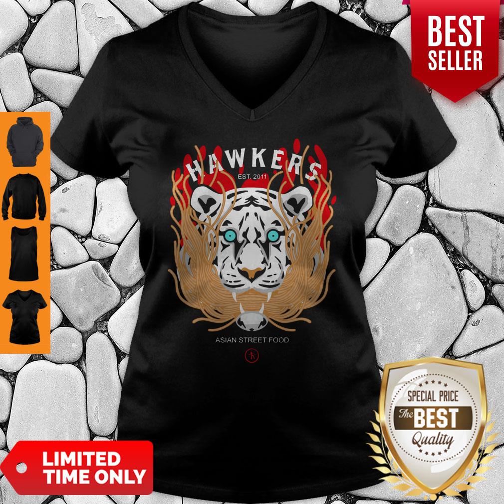 Official Hawkers Asian Street Food Tiger Shirt