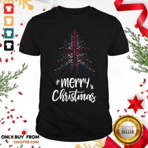 Good Tree England Flag Merry Christmas Shirt