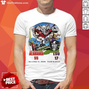 Pretty The University Of Alabama 55 17 Lsu December 6 2020 Shirt