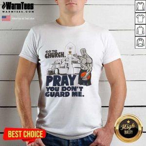 Pretty Church Pray Guard Me Basketball Shirt
