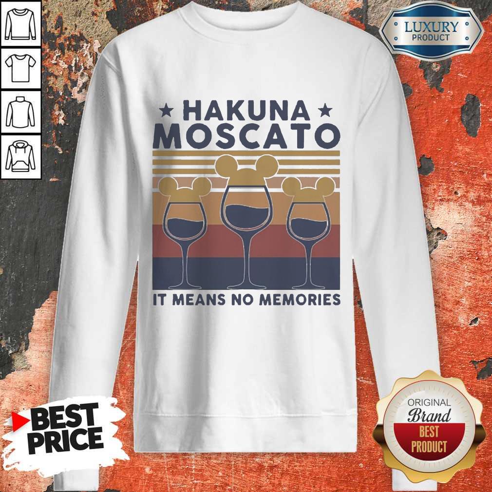 Wine Mickey Mouse Hakuna It Means No Memories Vintage Shirt