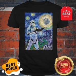 Nice Star Wars Stormtrooper Mashup Van Gogh Starry Night Shirt