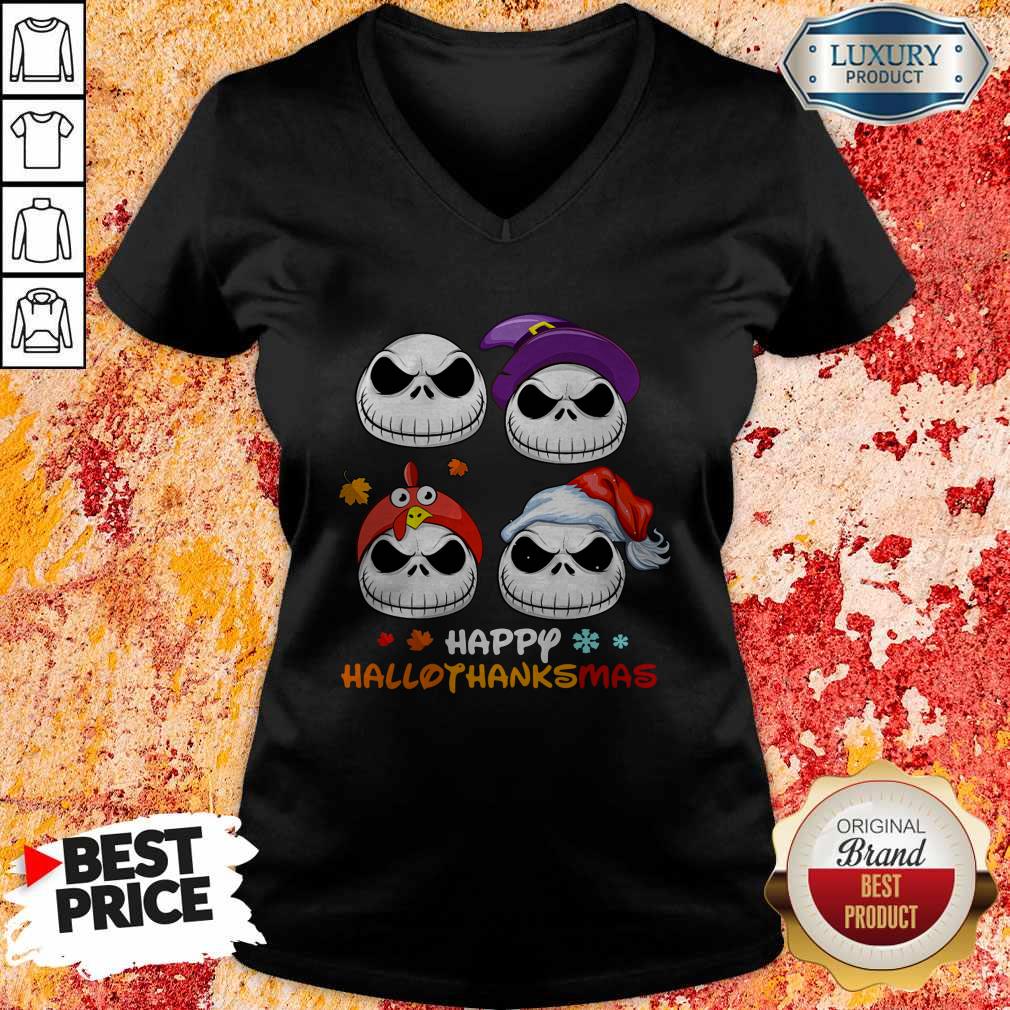 Jack Skellington Happy Hallothanksmas Shirt