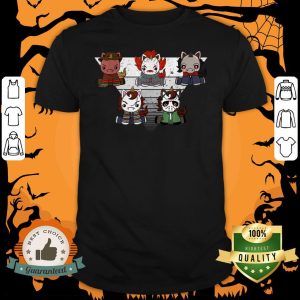 Halloween Horror Movie Cute Unicorn Characters Shirt