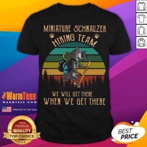 Funny Miniature Pinscher HikingTeam Vintage Classic Shirt
