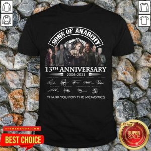 Sons Of Anarchy 13th Anniversary 2008 2021 Signature Shirt